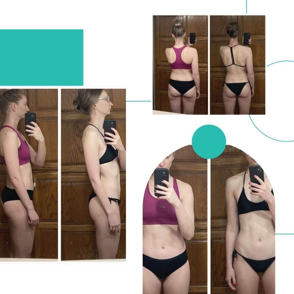 Woman Transformation Photo Fitness Nutrition